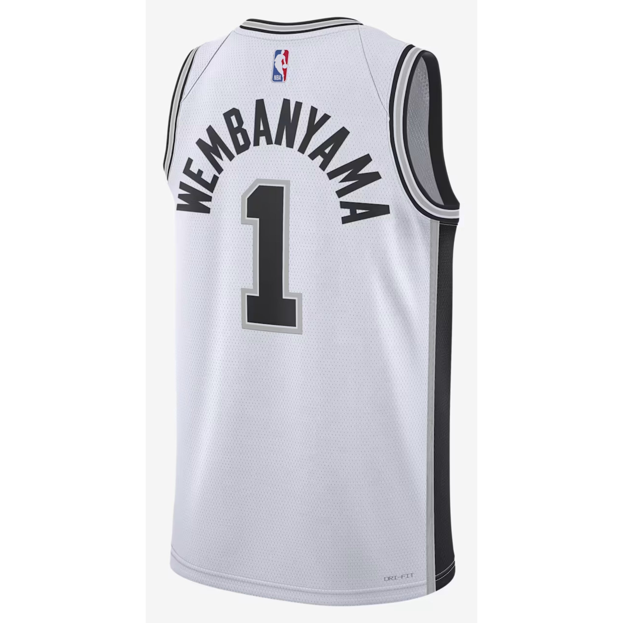 Victor Wembanyama #1 San Antonio Spurs 2025 Association Edition White Swingman Jersey