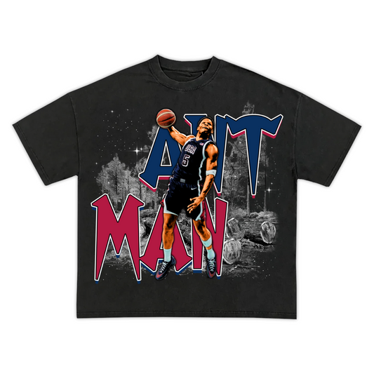 ANTHONY EDWARDS NBA ANT MAN VINTAGE GRAPHIC TEE - MINNESOTA TIMBERWOLVES