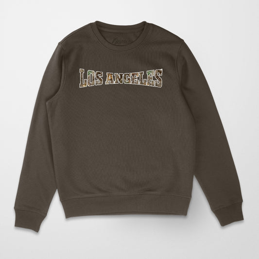 LOS ANGELES MILITARY CREWNECK SWEATER