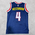 Load image into Gallery viewer, Russell Westbrook #4 Denver Nuggets NAVY 2024-25 NBA Swingman Jersey
