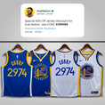 Load image into Gallery viewer, CURRY #2974 Legendary Edition Golden State Warriors Jersey
