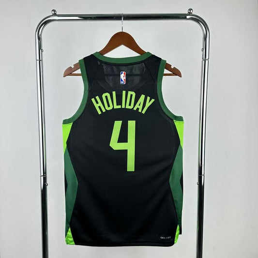 Jrue Holiday #4 Boston Celtics NBA 2024-25 City Edition Swingman Jersey