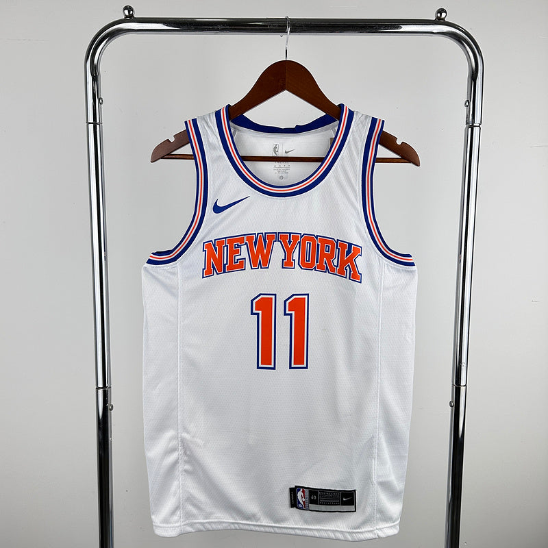 Jalen Brunson #11 New York Knicks NBA 2024 White Edition Swingman Jersey