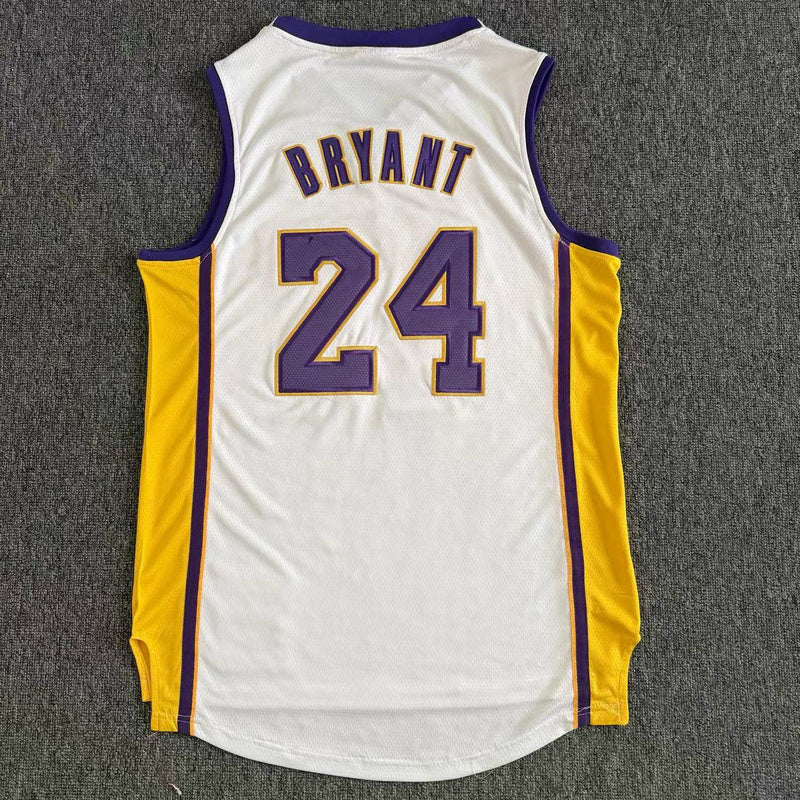 Kobe Bryant #24 Los Angeles Lakers NBA Finals 2009-10 Vintage Throwback Swingman Jersey