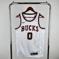 Load image into Gallery viewer, Damian Lillard #0 Milwaukee Bucks Retro Vintage Basketball Jersey
