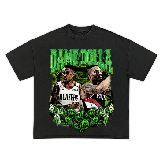 DAME DOLLA DAMIAN LILLARD FREAK TIME ORIGINAL VINTAGE TEE (MILWAUKEE BUCKS)