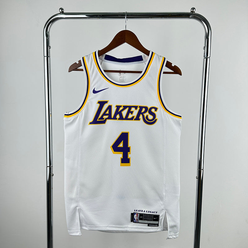 Dalton Knecht #4 Los Angeles Lakers NBA Association Edition 2024-25 Swingman Jersey