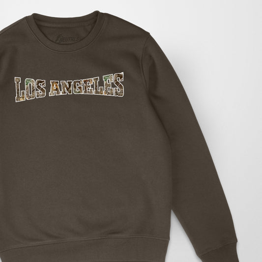 LOS ANGELES MILITARY CREWNECK SWEATER