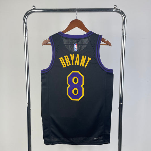 Kobe Bryant #8 Los Angeles Lakers NBA City Edition 2023-24 Swingman Jersey