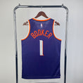 Load image into Gallery viewer, Devin Booker #1 Phoenix Suns NBA Purple Icon Edition 2024-25 Swingman Jersey
