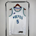 Load image into Gallery viewer, Anthony Edwards #5 Minnesota Timberwolves NBA Standard Size Swingman Jersey
