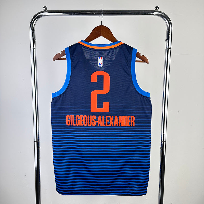 Shai Gilgeous-Alexander #2 Oklahoma City Thunder OKC NBA Statement Edition 2019-20 Swingman Jersey