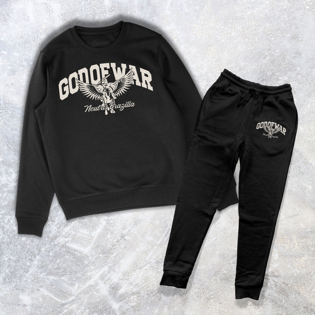 NEUTRLS GOD OF WAR OFFICIAL SWEATPANTS - BLACK