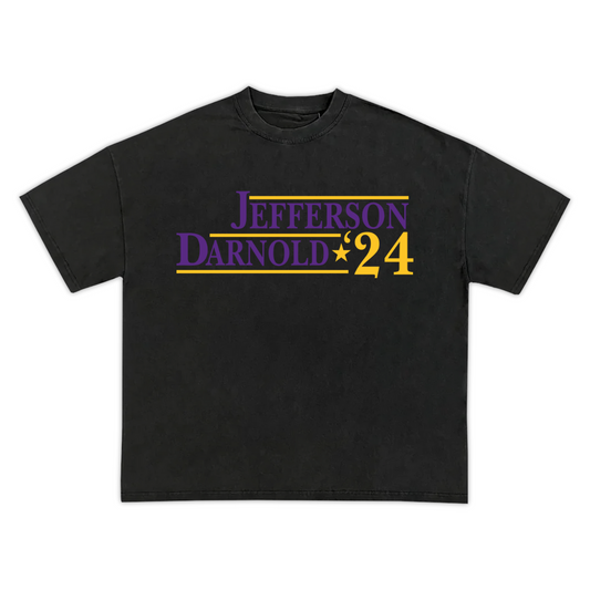 Minnesota Vikings Presidential 24 Jefferson Darnold T-Shirt