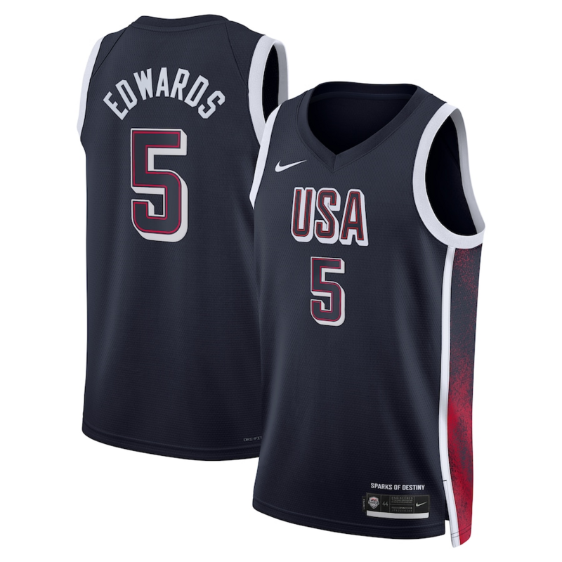 Anthony Edwards #5 Team USA Olympics NBA Swingman Jersey - MINNESOTA TIMBERWOLVES