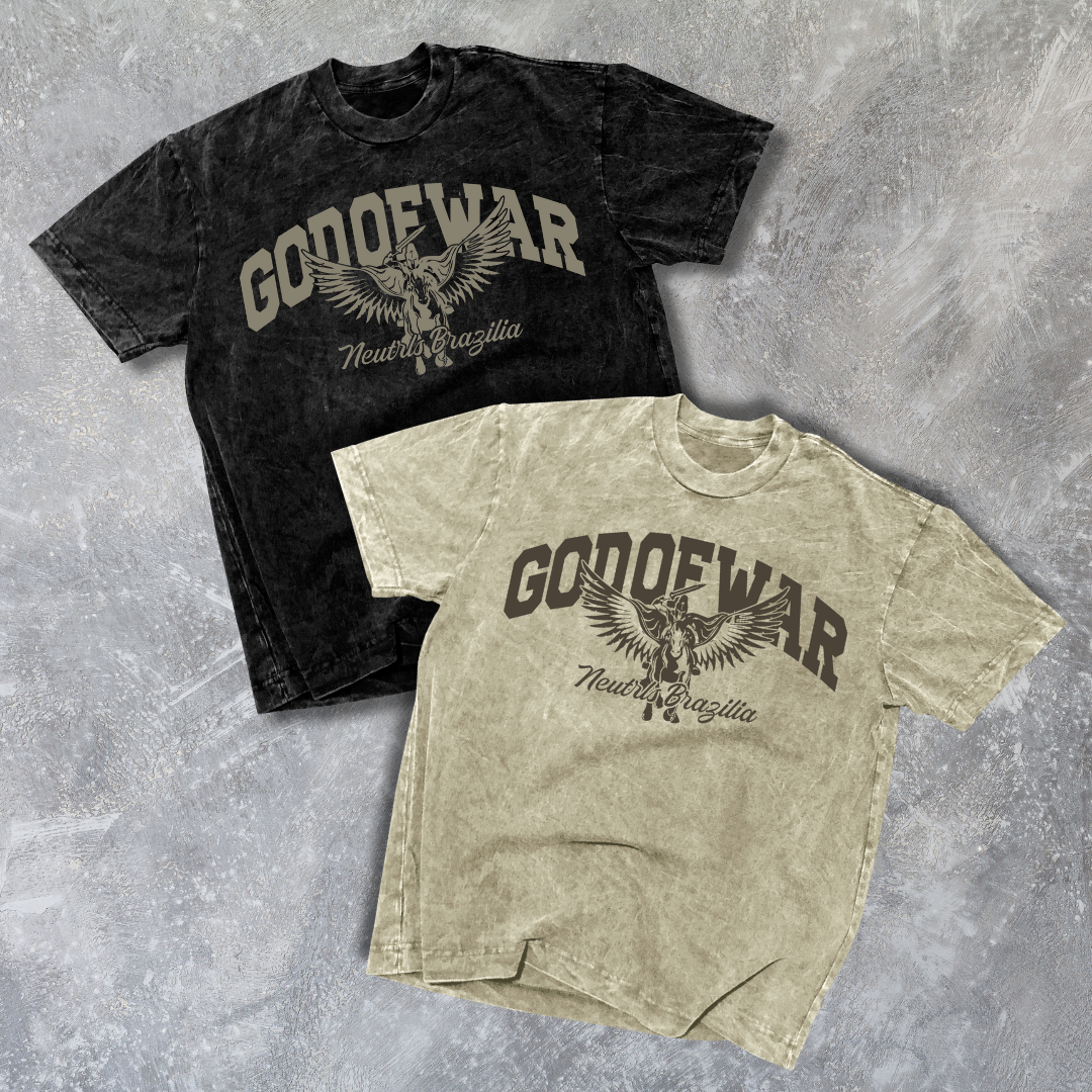 GOD OF WAR LOGO VINTAGE TEE