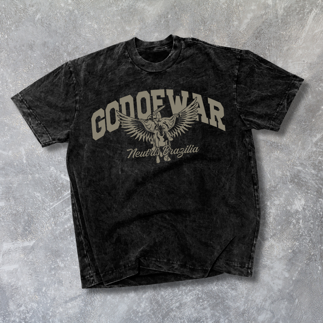 GOD OF WAR LOGO VINTAGE TEE