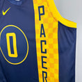 Load image into Gallery viewer, Tyrese Haliburton #0 Indiana Pacers NBA CITY Edition 2018-19 Swingman Jersey
