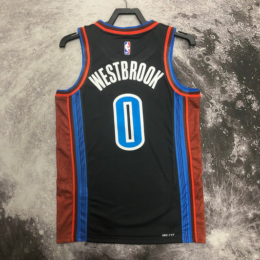 Russell Westbrook #0 OKC Oklahoma City Thunder NBA Swingman Jersey