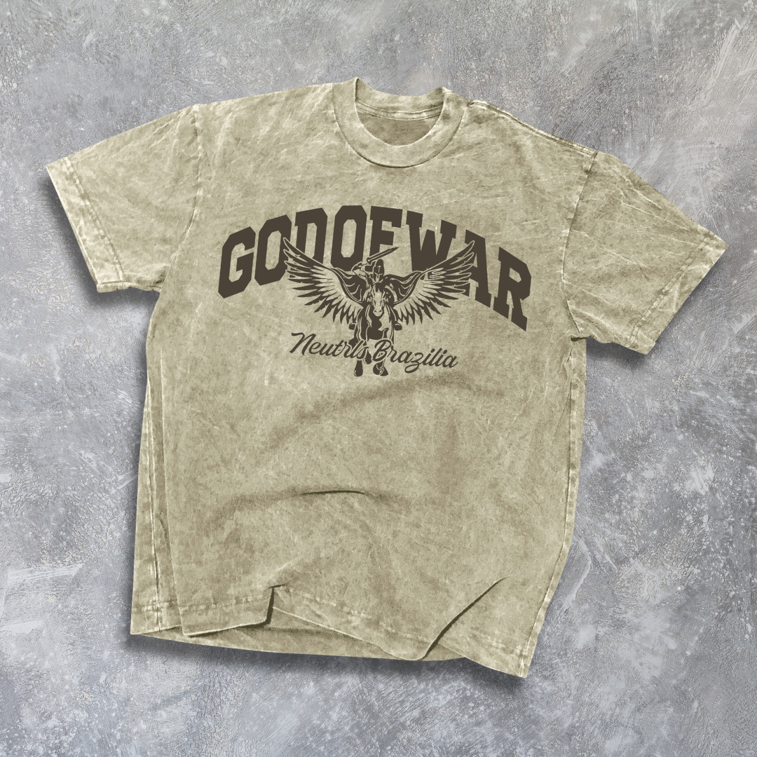 GOD OF WAR LOGO CRÉME TEE