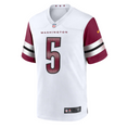 Load image into Gallery viewer, Jayden Daniels #5 Washington Commanders Swingman NFL 2024 White Jersey
