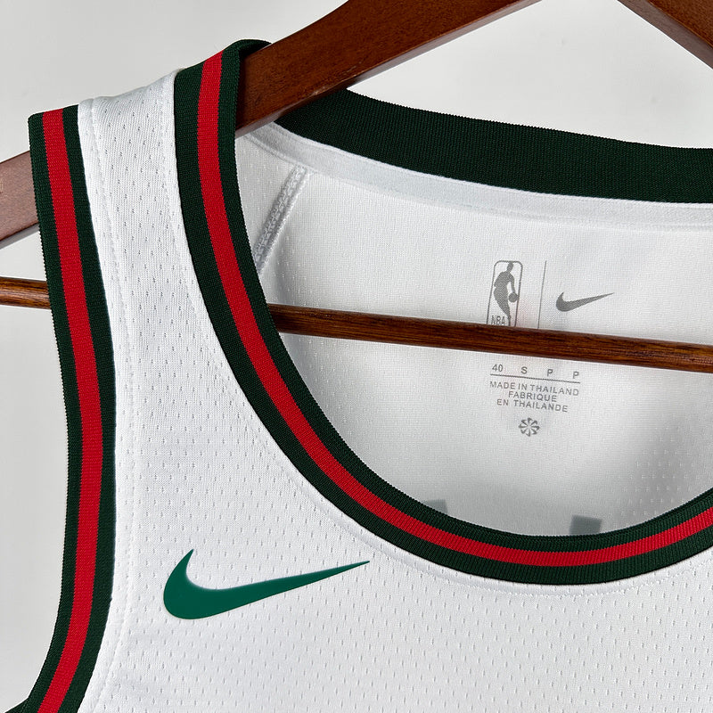 Damian Lillard #0 Milwaukee Bucks Retro Vintage Basketball Jersey