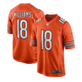 Load image into Gallery viewer, Caleb Williams #18 Chicago Bears Swingman NFL 2024 Orange Jersey
