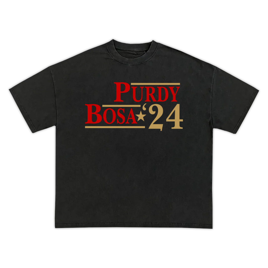 San Francisco 49ers Presidential 24 Purdy Bosa T-Shirt