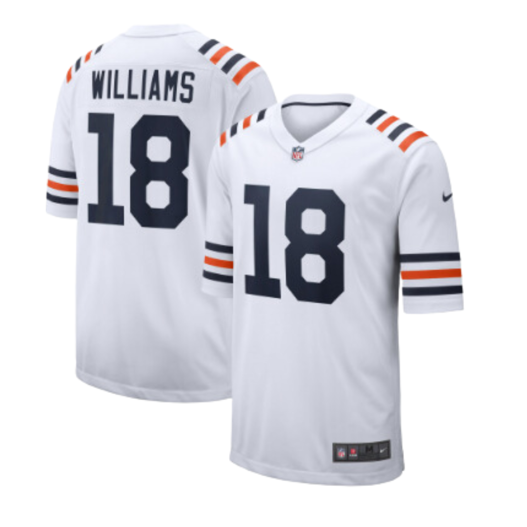 Caleb Williams #18 Chicago Bears Swingman NFL 2024 White Jersey