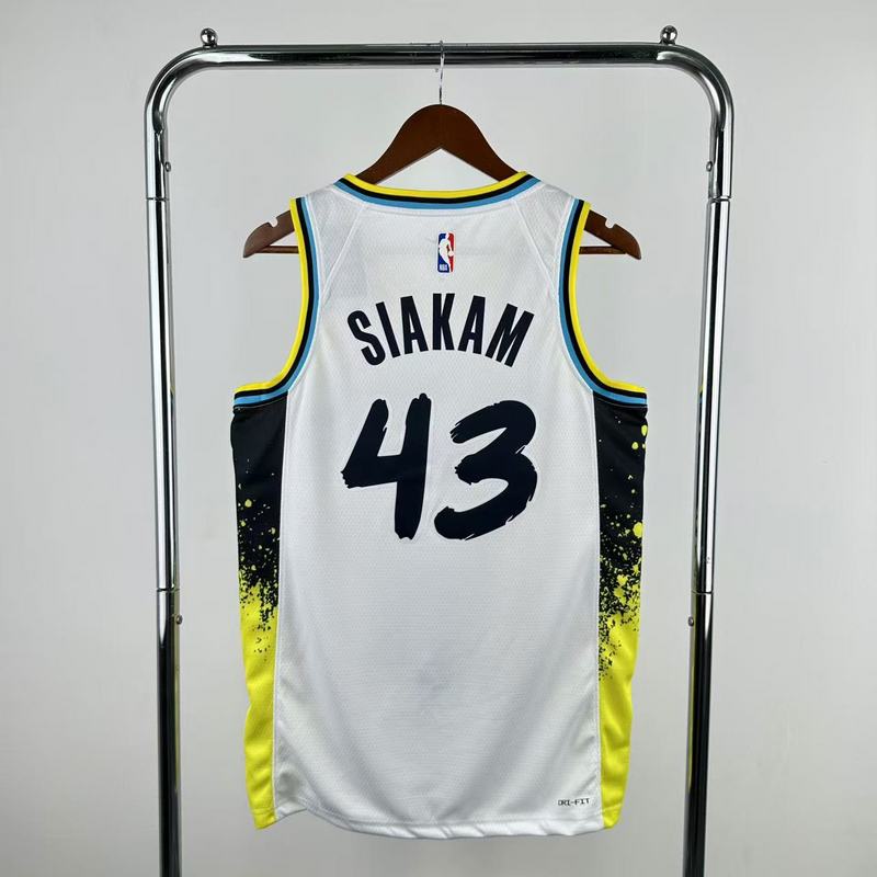 Pascal Siakam #43 Indiana Pacers NBA CITY Edition 2024-25 Swingman Jersey