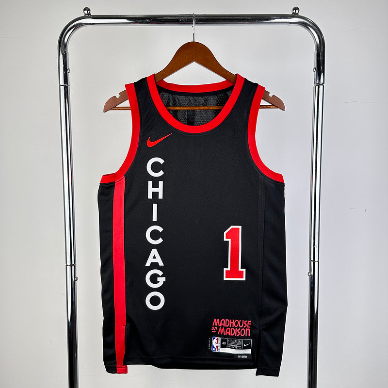 Derrick Rose #1 Chicago Bulls NBA 2023-24 City Edition Swingman Jersey