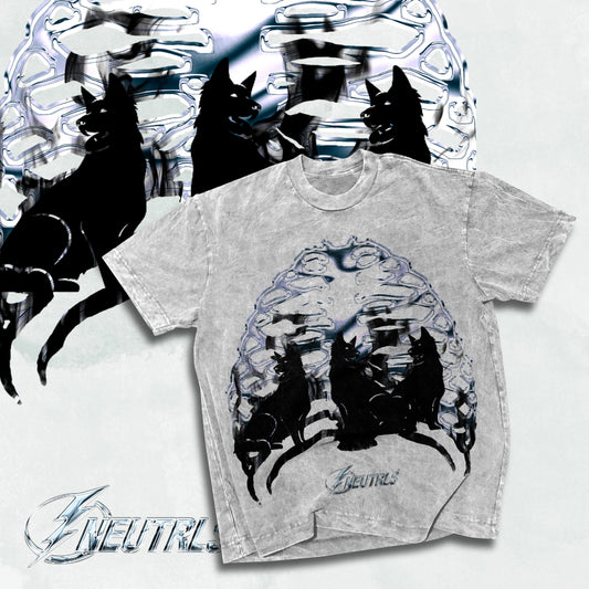 WHITE CHROME HOUNDS VINTAGE LOUNGE TEE