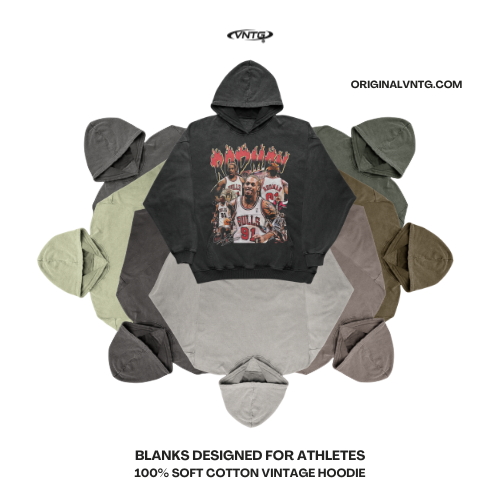 DENNIS RODMAN NBA VINTAGE HOODIE - CHICAGO BULLS