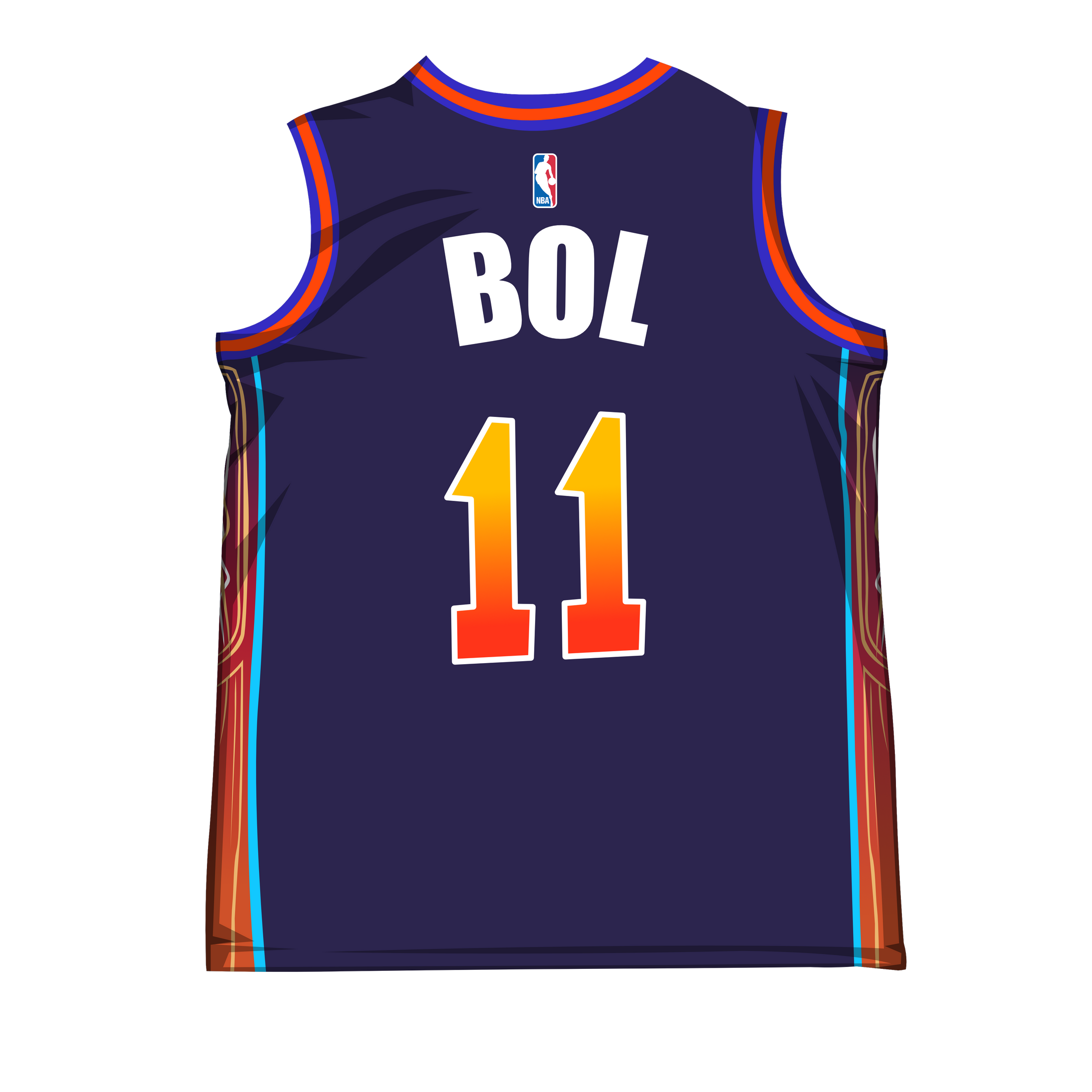 Bol Bol #11 Phoenix Suns NBA 2024 Jersey