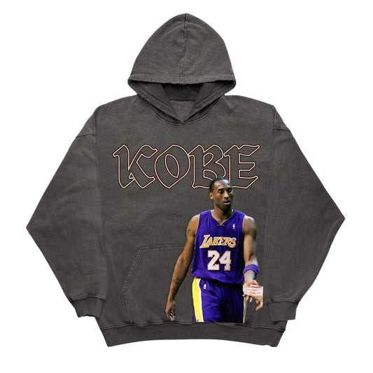 KOBE BRYANT FADED SIGNATURE LAKERS ORIGINAL VINTAGE HOODIE