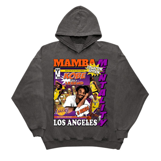 KOBE BRYANT FADED JAPANESE MANGA LAKERS ORIGINAL VINTAGE HOODIE