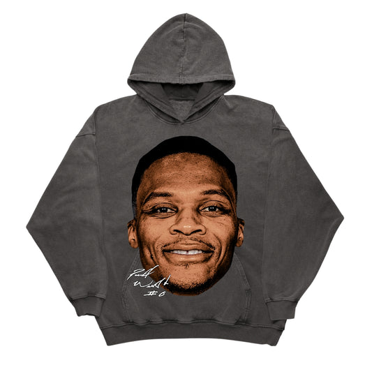 RUSSELL WESTBROOK FACES NBA ORIGINAL VINTAGE HOODIE - DENVER NUGGETS