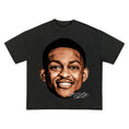 Load image into Gallery viewer, De'Aaron Fox NBA FACES VINTAGE GRAPHIC TEE - SACRAMENTO KINGS
