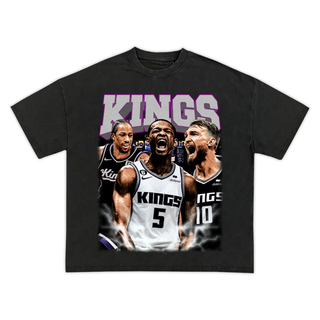 SACRAMENTO KINGS 2024-25 NBA VINTAGE GRAPHIC TEE