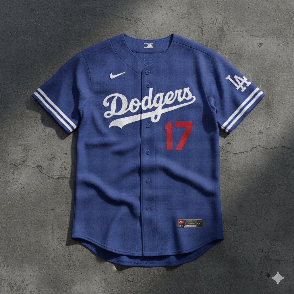 Shohei Ohtani #17 Los Angeles Dodgers 2025 Blue Alternate Limited Player Swingman Jersey