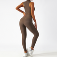 Load image into Gallery viewer, Los Angeles Ribbed Sports Bra & Leggings Set - MOCHA NEUTRLS
