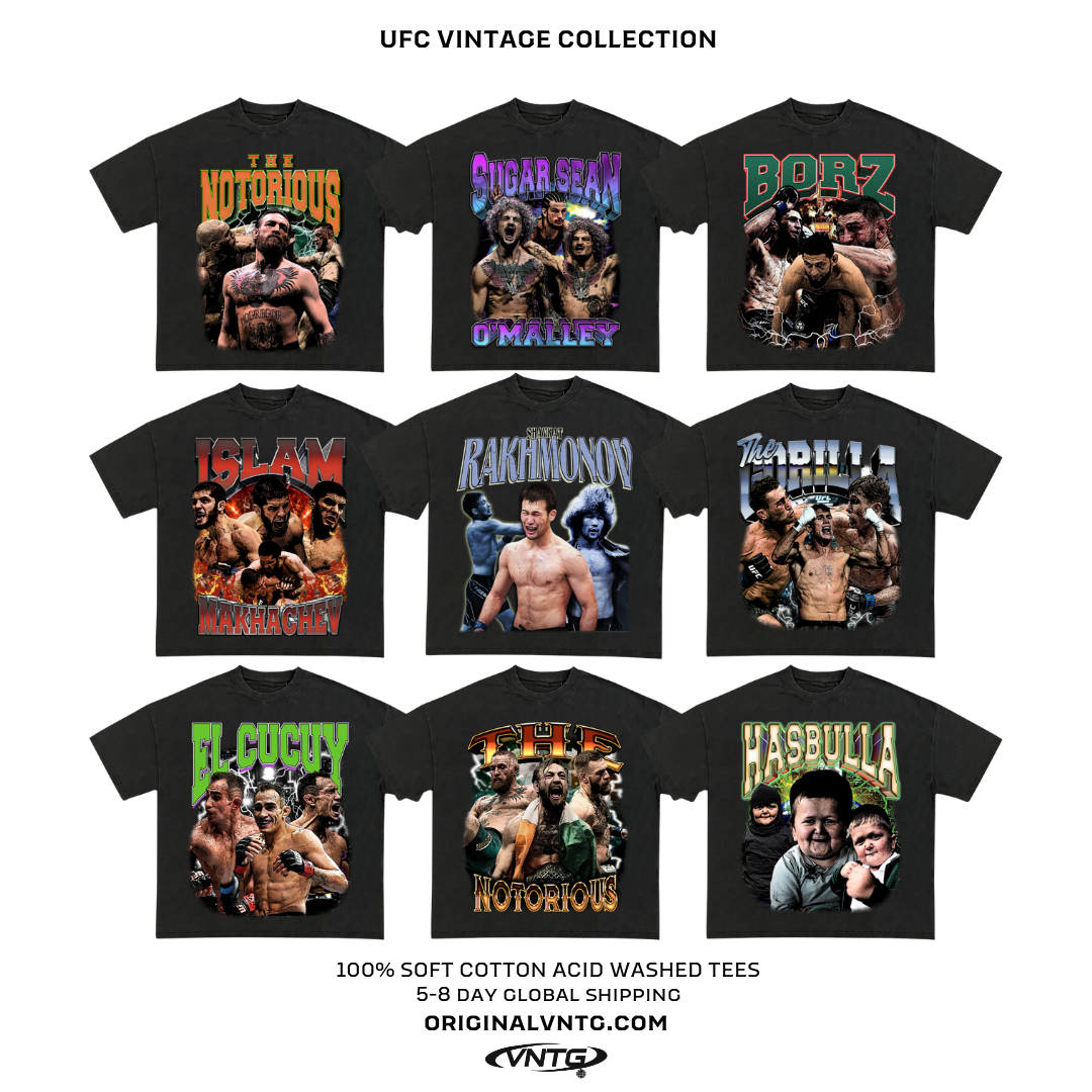 SEAN O'MALLEY 'SUGAR' UFC VINTAGE GRAPHIC TEE