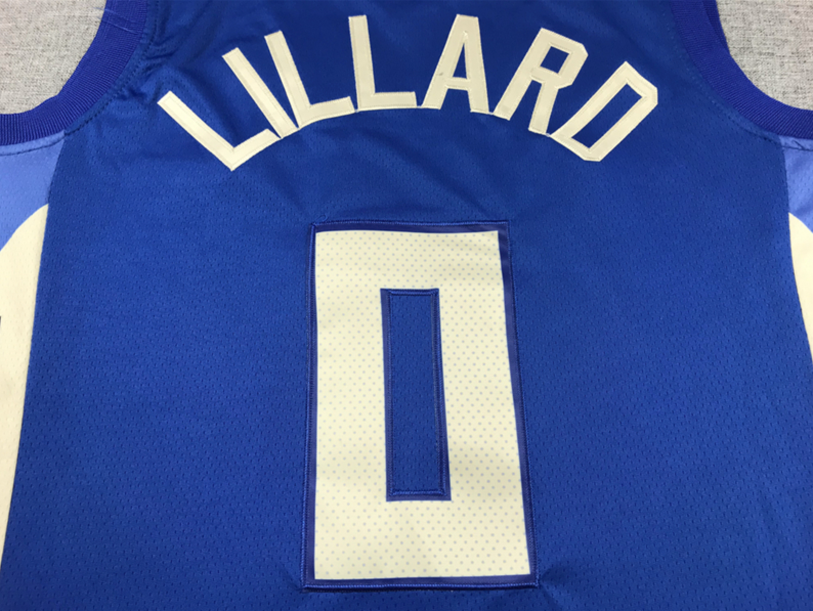 Dame Lillard #0 Milwaukee Blue Swingman NBA Jersey