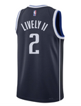 Load image into Gallery viewer, Dereck Lively II #2 Dallas 2024-25 Swingman NBA Jersey (Navy Blue)
