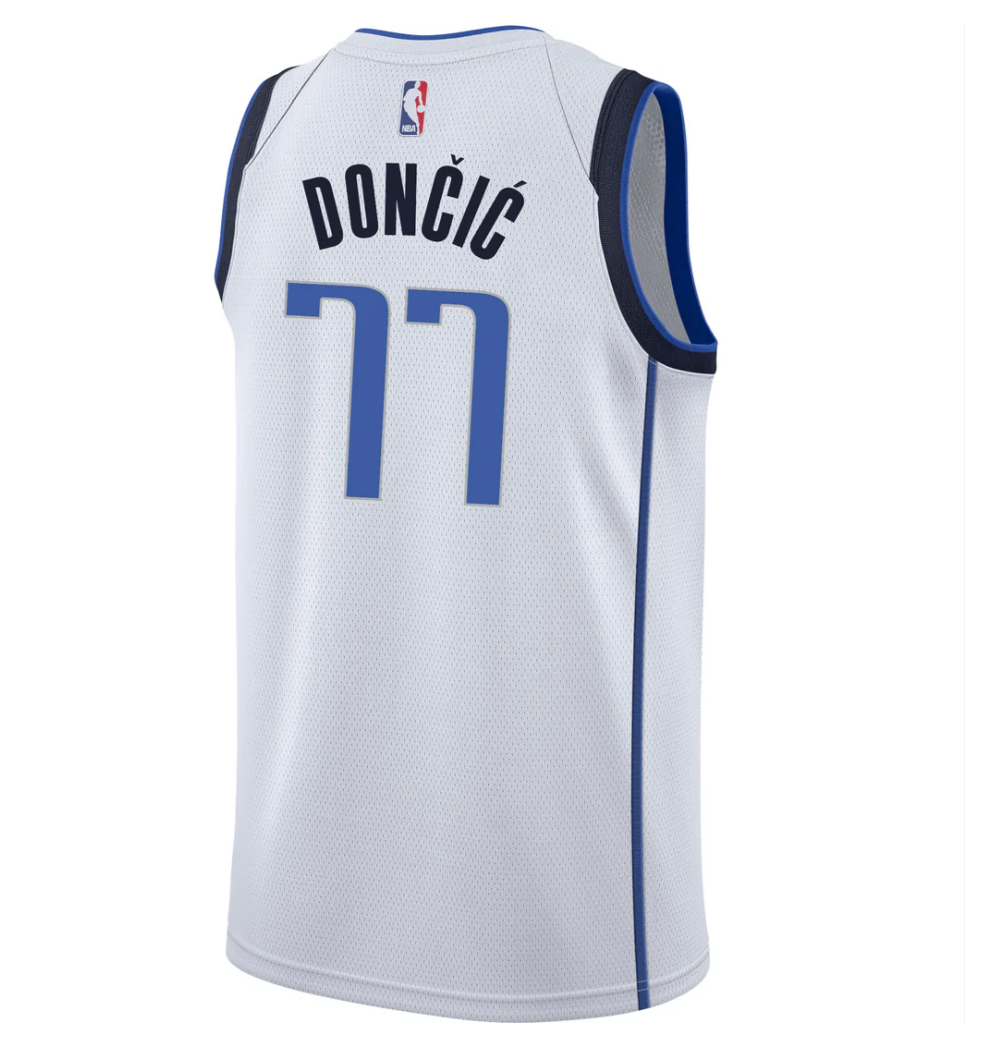 Luka Doncic #77 Dallas 2024-25 Swingman NBA Jersey (Home/White)