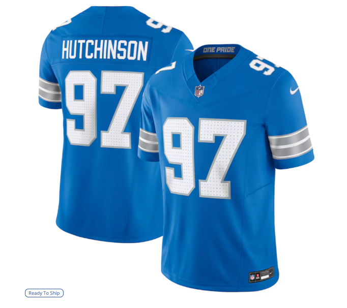 Aidan Hutchinson #97 Detroit Lions Swingman NFL 2024 Standard Jersey