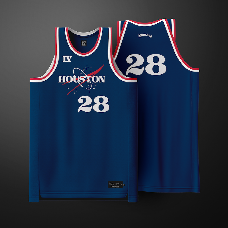 BRAND IV HOUSTON "SPACE CITY" CUSTOM JERSEY