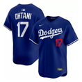 Load image into Gallery viewer, Shohei Ohtani #17 Los Angeles Dodgers 2025 Blue Alternate Limited Player Swingman Jersey
