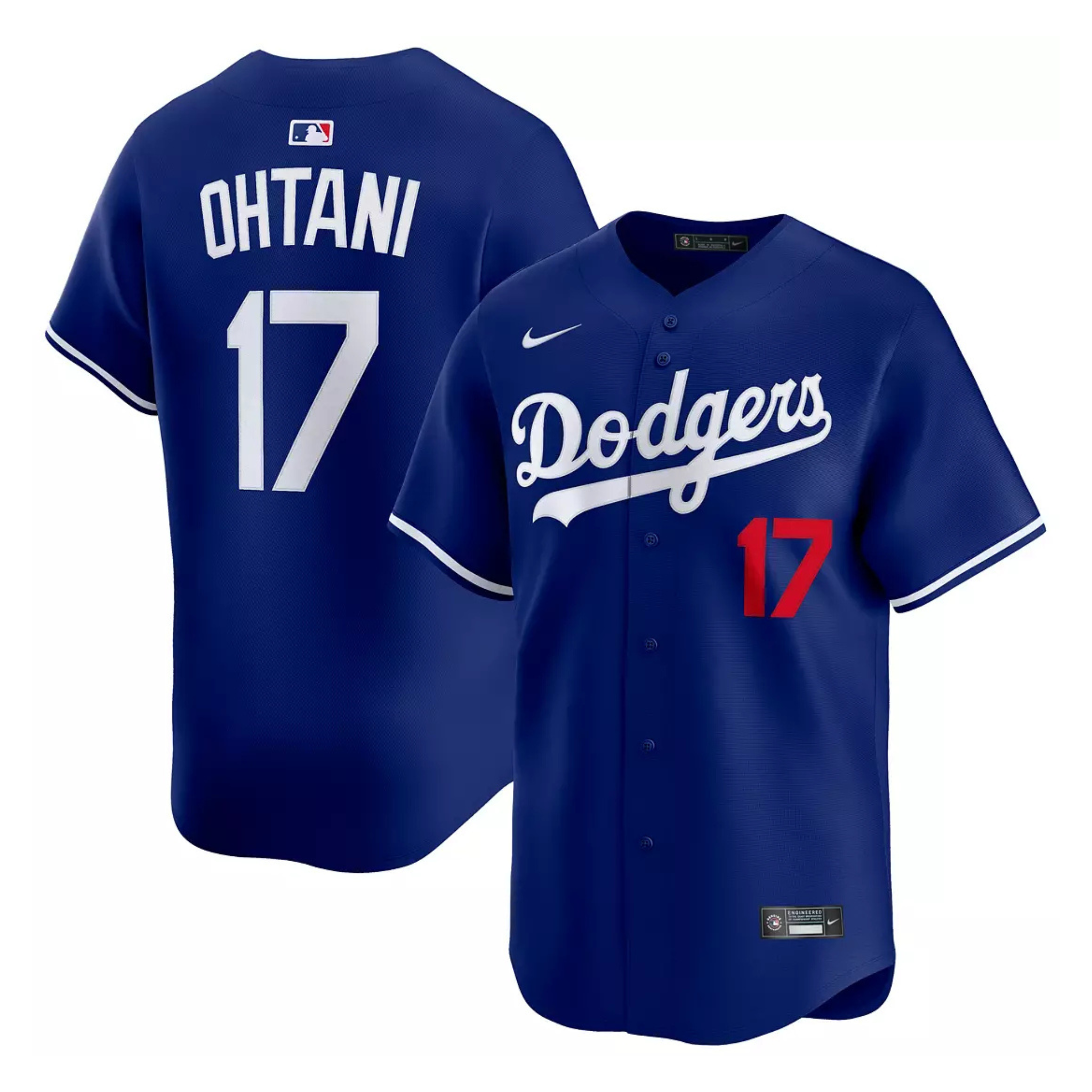 Shohei Ohtani #17 Los Angeles Dodgers 2025 Blue Alternate Limited Player Swingman Jersey
