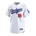 Load image into Gallery viewer, Yoshi Yamamoto #18 Los Angeles Dodgers 2025 White Home Limited Player Swingman Jersey
